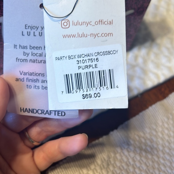 Party clutch with gold chain - Picture 4 of 5